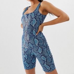 ASOS snakeskin romper